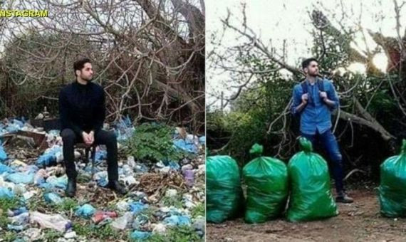 El joven que dio a conocer el reto viral Trashtag Challenge