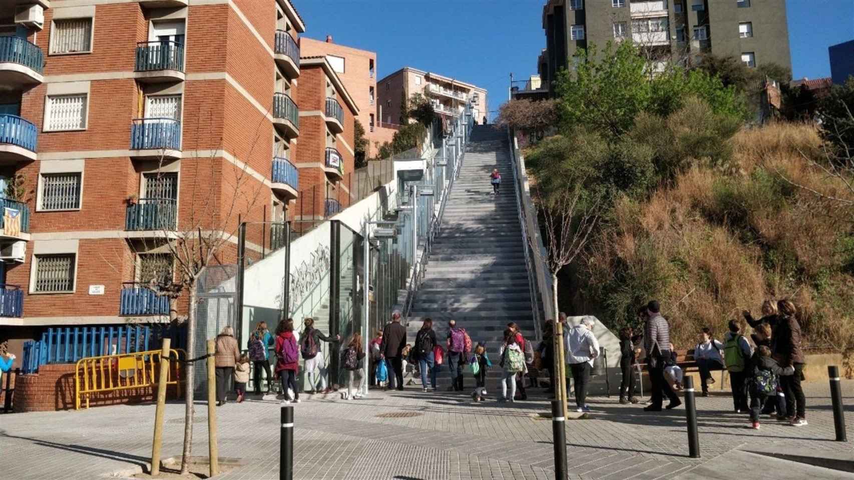 El ascensor de la Davallada de Gallecs entra en funcionamiento