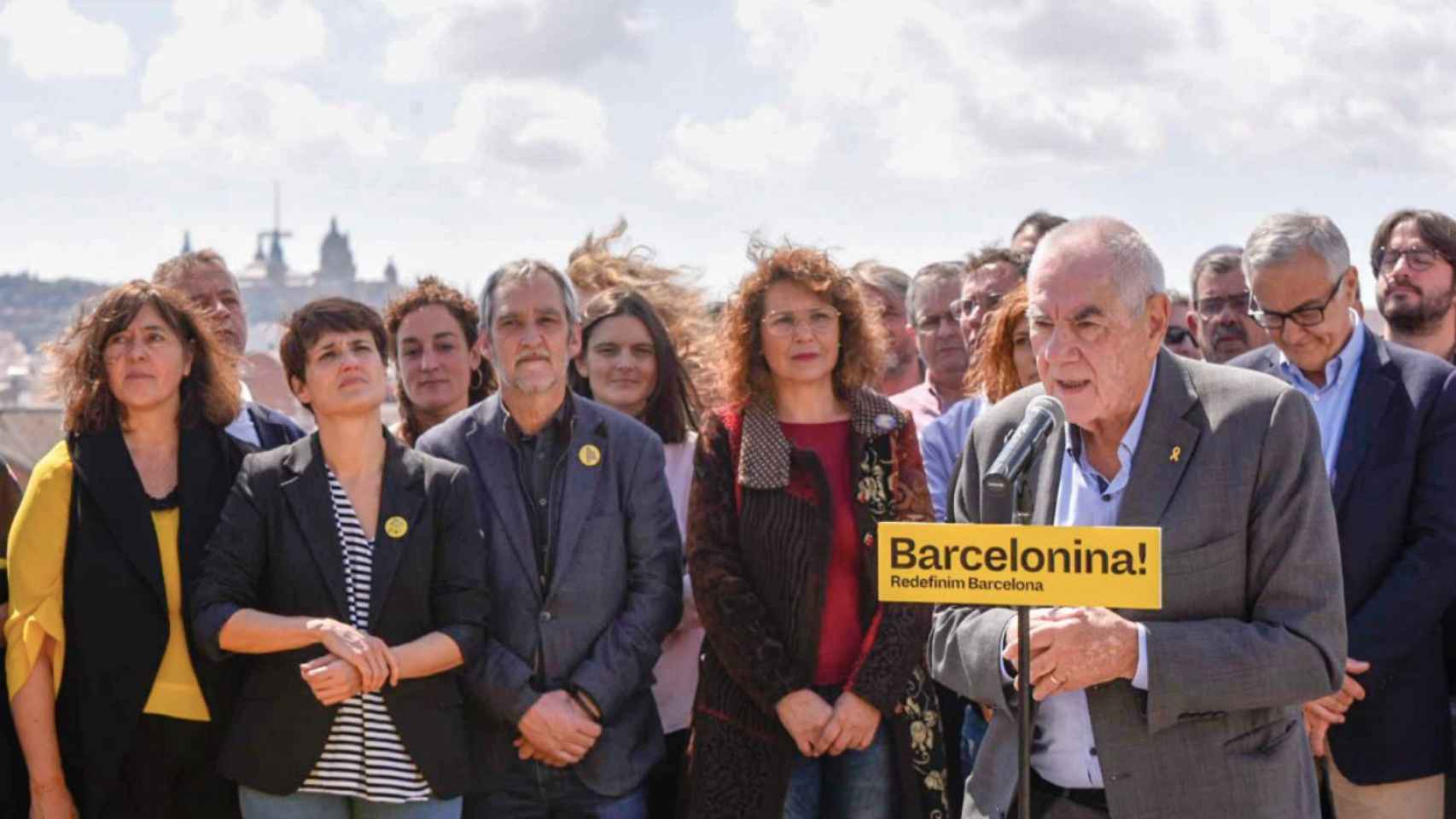 Ernest Maragall durante la presentación de la lista / ERC