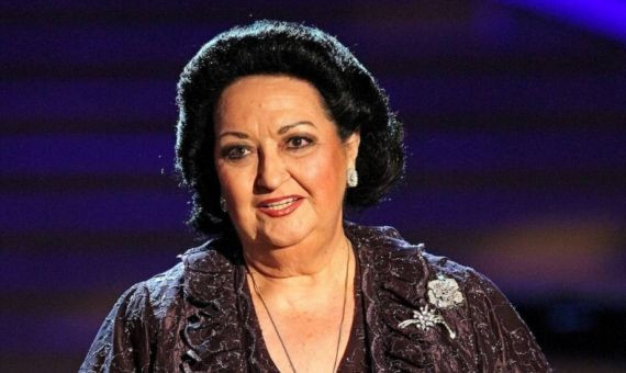 Montserrat Caballé durante una actuación / GETTY IMAGES