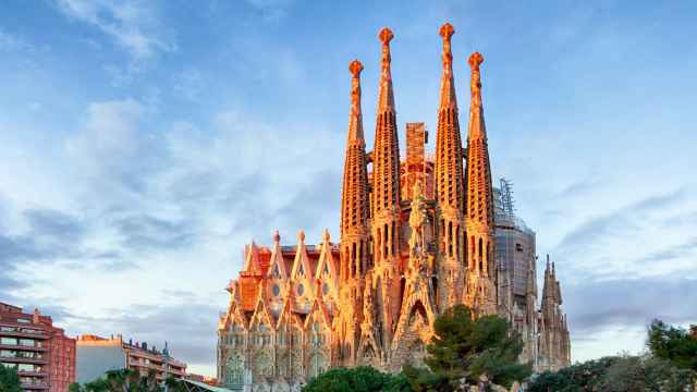 Vista de la Sagrada Família de Barcelona