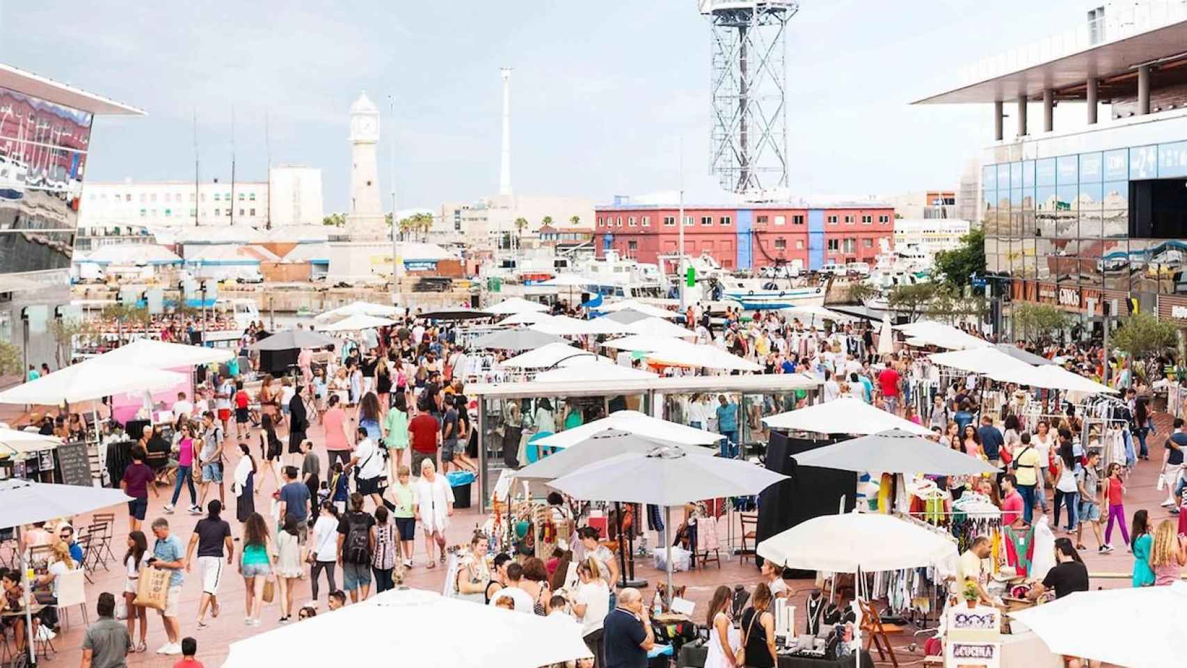 Vista general del Downtown Market Barcelona en el Maremagnum / EUROPA PRESS