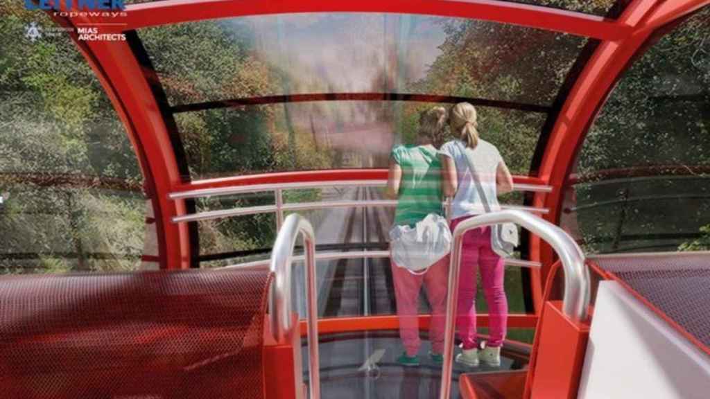 Imagen del futuro funicular del Tibidabo / AYUNTAMIENTO DE BARCELONA