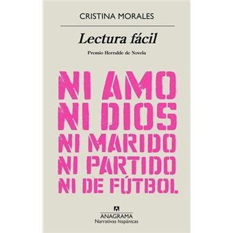 'Lectura fácil', de Cristina Morales