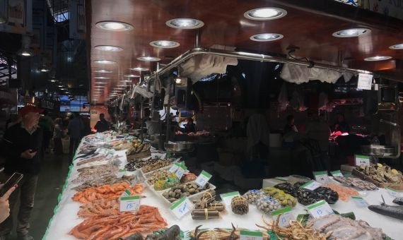 Mercado de La Boqueria en Barcelona