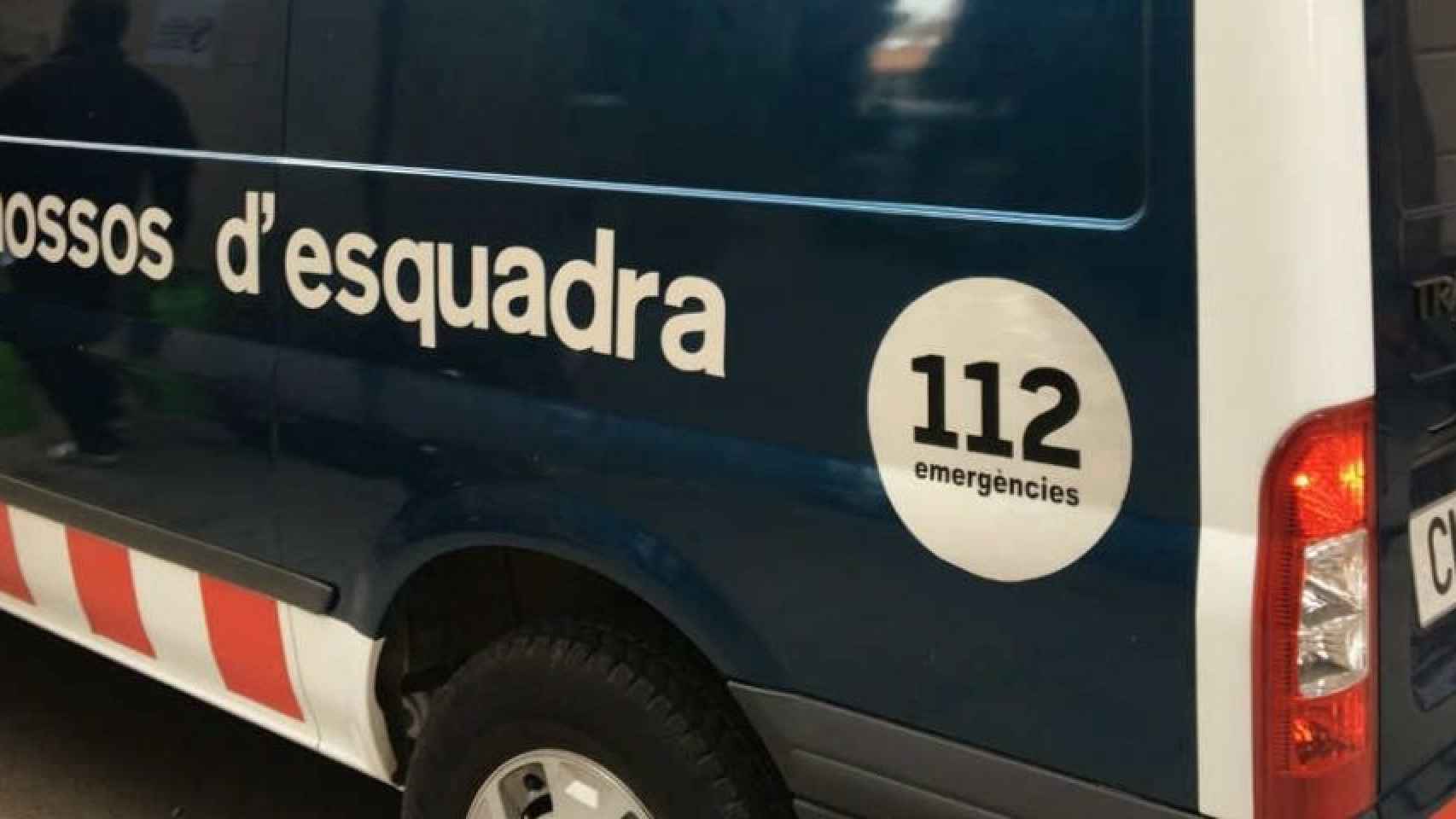 Furgón de los Mossos d'Esquadra en Barcelona