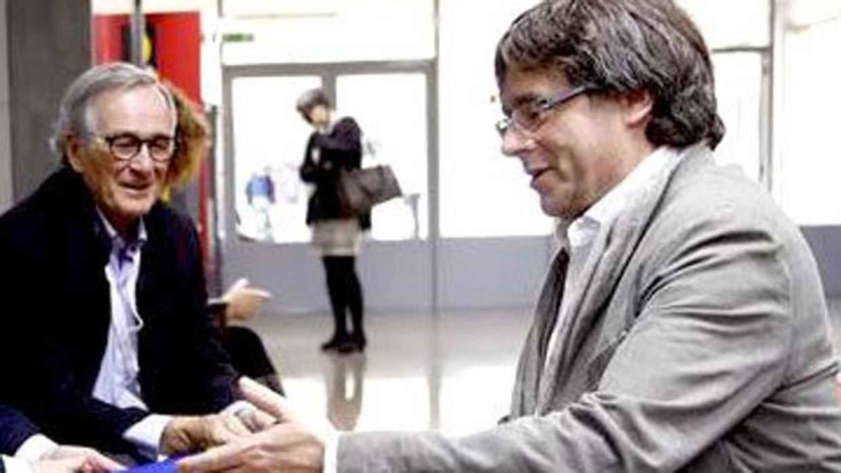 Una imagen de archivo de Carles Puigdemont y Xavier Trias / EFE