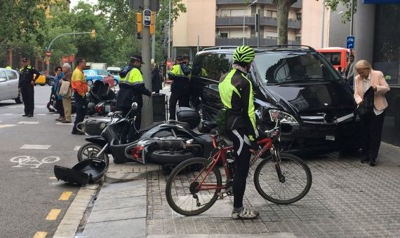 La furgoneta causante del siniestro / RP