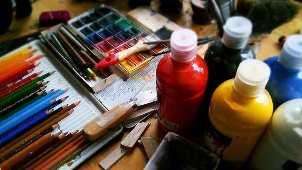 Pinturas que utilizan los creadores para hacer arte creativo / PIXABAY