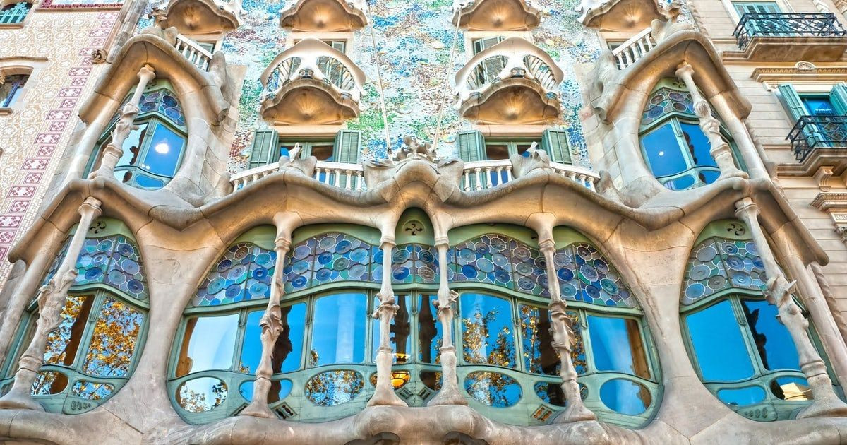 Casa Batlló, edificio modernista de Antoni Gaudí