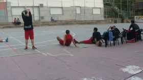 La pista descubierta del club de baloncesto Canyelles / CLUB DE BALONCESTO SOCIAL DE CANYELLES