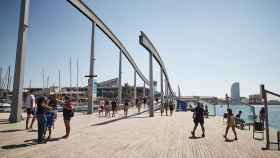 Vista del muelle cercano al centro comercial Maremagnum, donde habrá un cine gratis / MAREMAGNUM