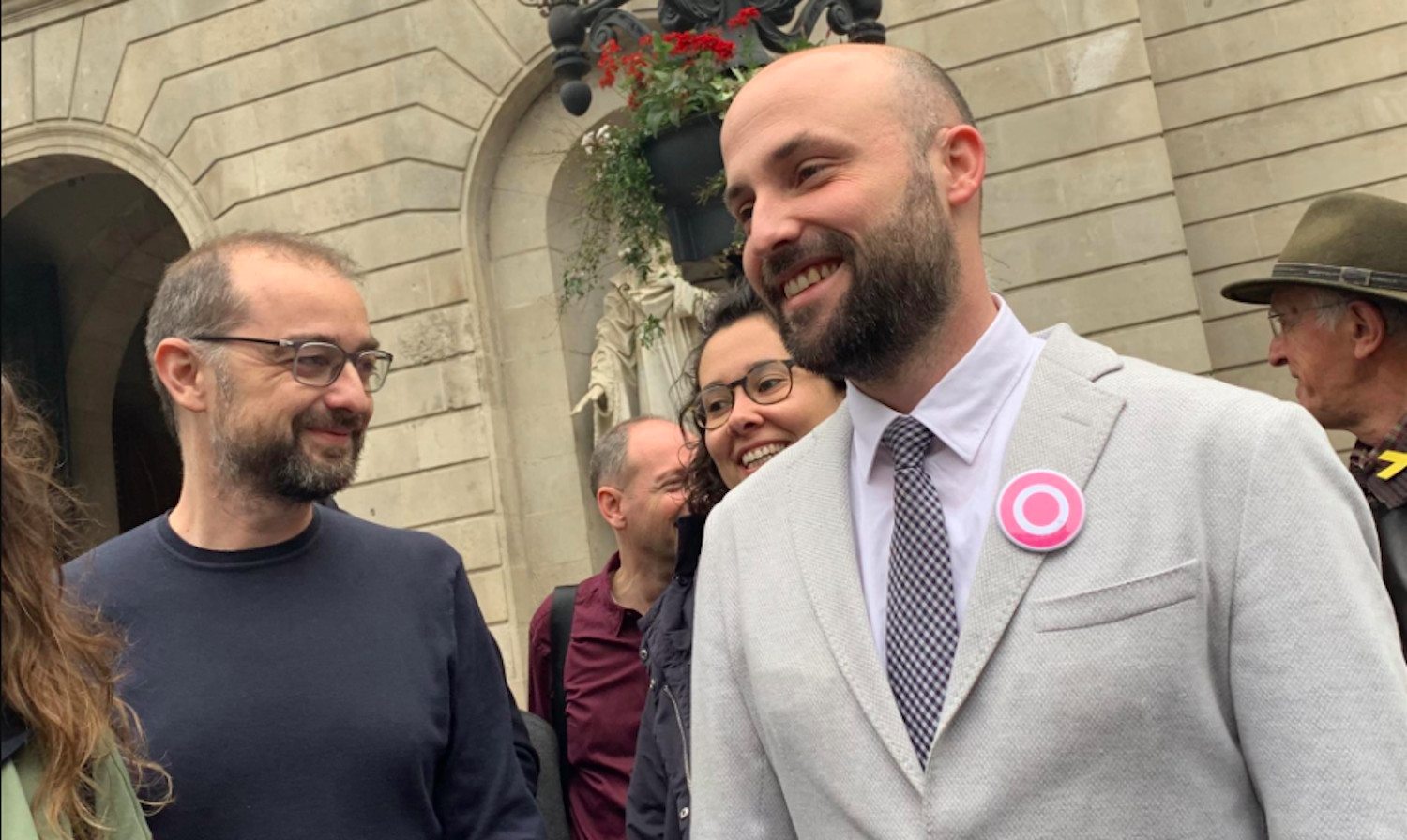 Jordi Graupera durante un acto político de su candidatura en la pasada primavera / EUROPA PRESS