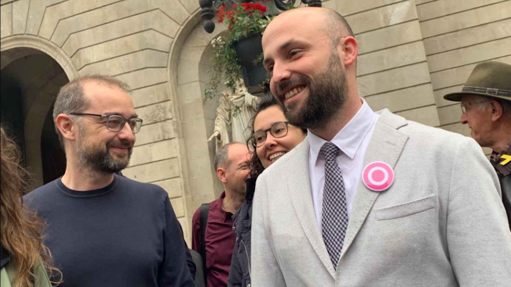 Jordi Graupera durante el acto político de su candidatura / EUROPA PRESS