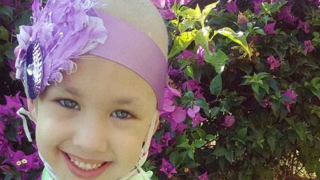 Gaby, la niña de ocho años que lucha contra el cáncer