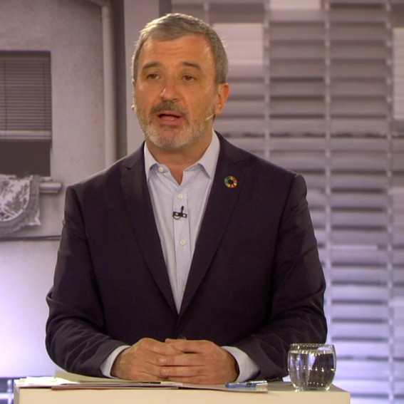 Jaume Collboni interviniendo en el debate