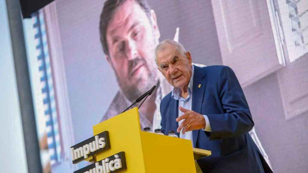 Ernest Maragal, durante el acto electoral en Sant Andreu / ERC