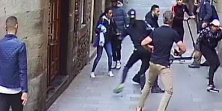 Robo con violencia en el barrio del Gòtic de Barcelona