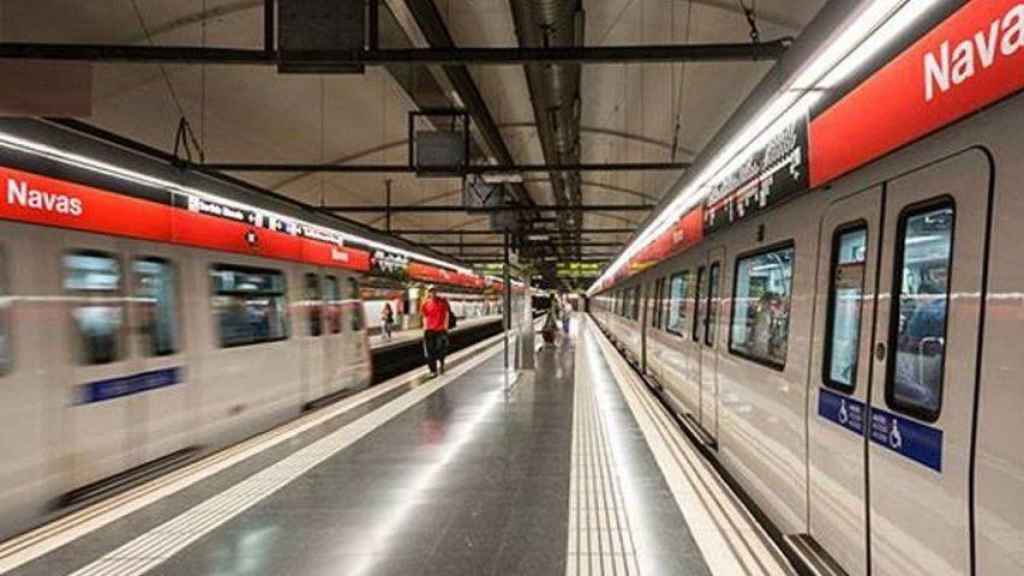 Estación de metro de Navas, en la línea 1, de Barcelona