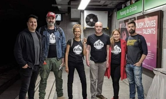 Una patrulla ciudadana lucha en el metro contra los carteristas