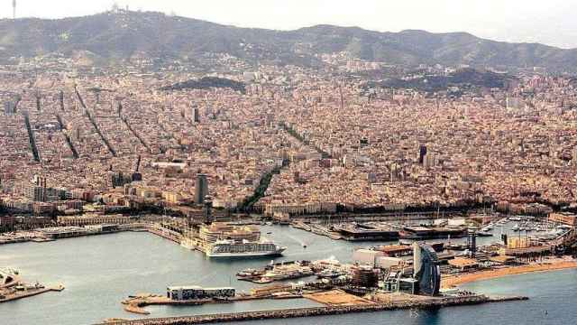 Vista panorámica de la ciudad de Barcelona