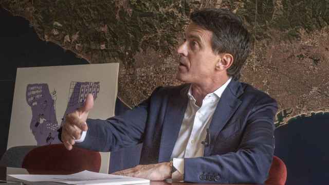 Manuel Valls, durante la entrevista / LENA PRIETO