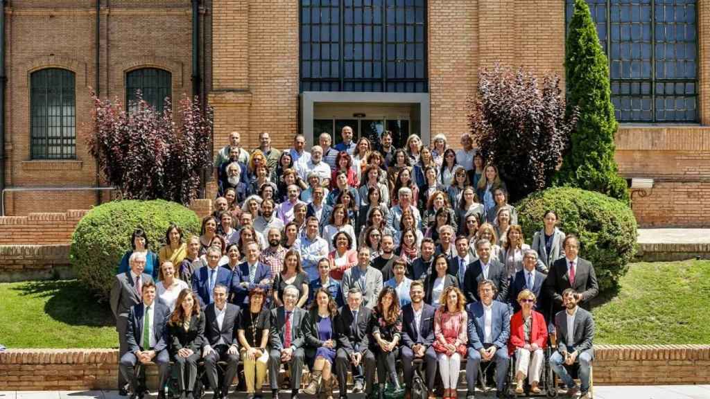 El equipo de la Fundación Agbar en el Museu de les Aigües