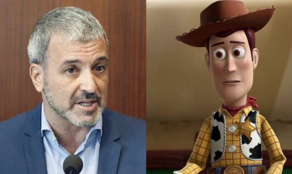 Jaume Collboni y Woody de 'Toy Story' / MA