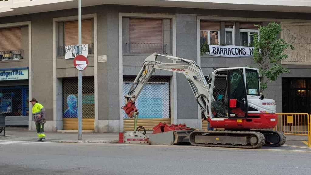 Obras para la nueva Escola Entença