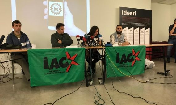 Rueda de prensa del sindicato IAC y el colectivo Riders X Derechos / MA