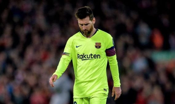 Leo Messi, tras la derrota del Barça en Anfield