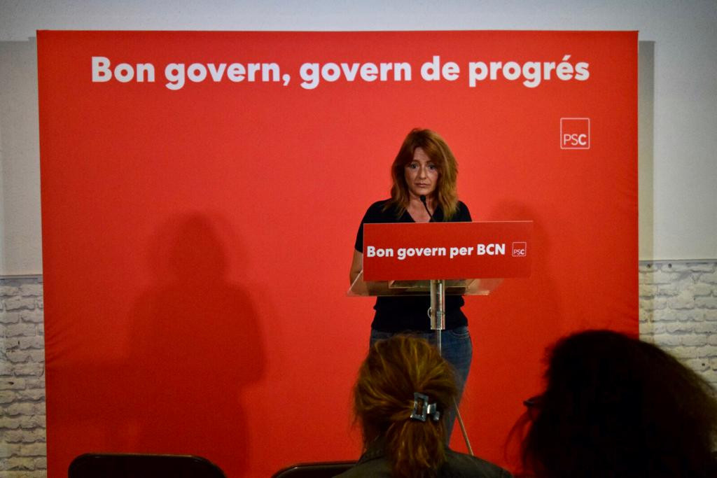 Laia Bonet en la sede del PSC / PSC