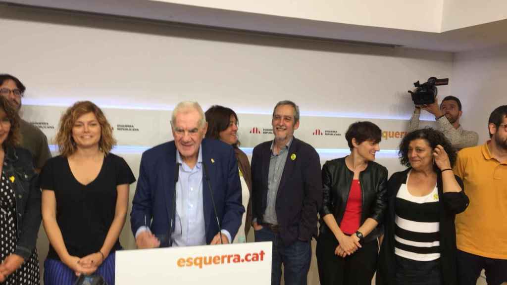 Ernest Maragall en la sede de ERC / MA