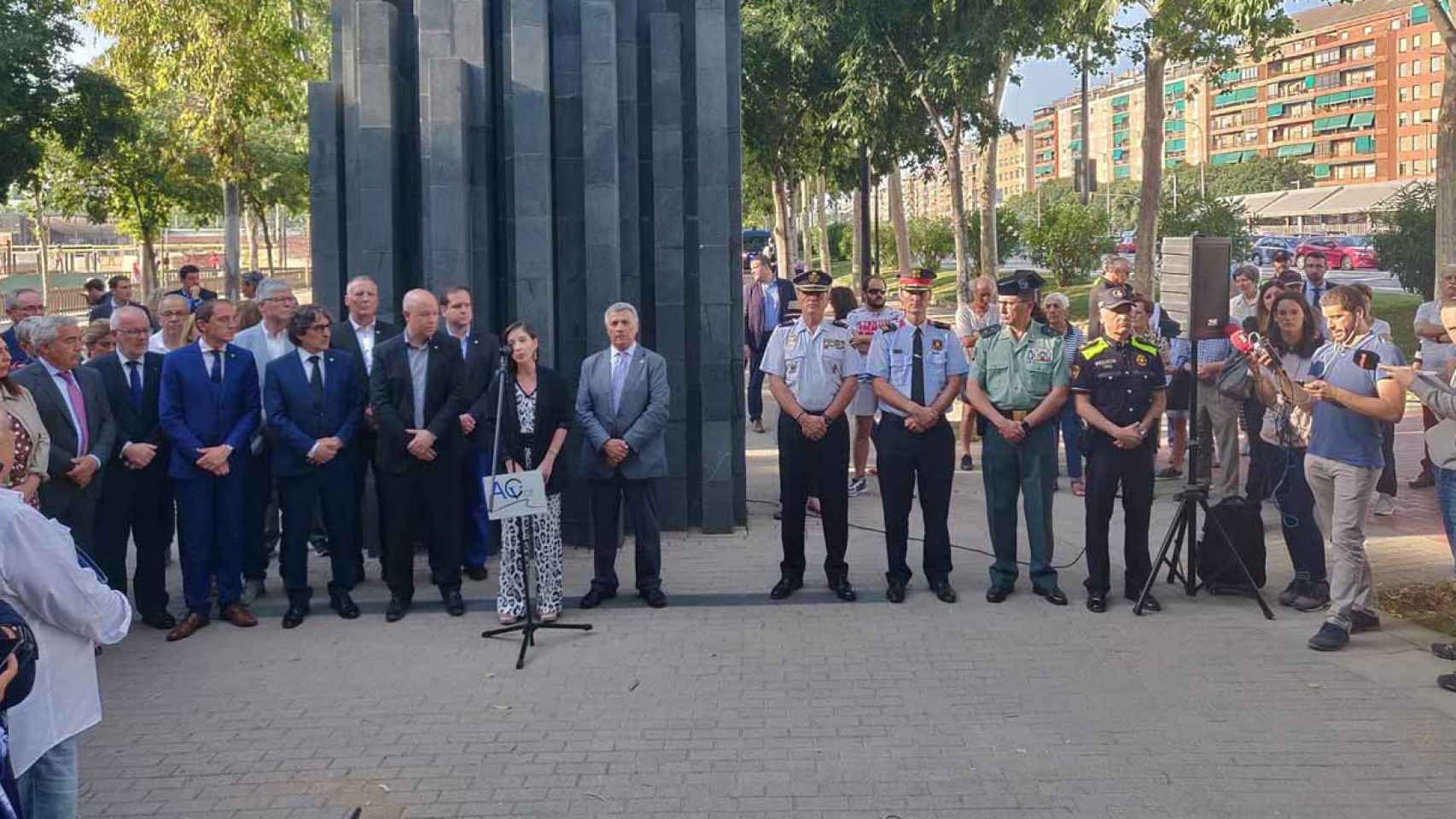 Momento del homenaje a las víctimas del atentado de Hipercor / EP