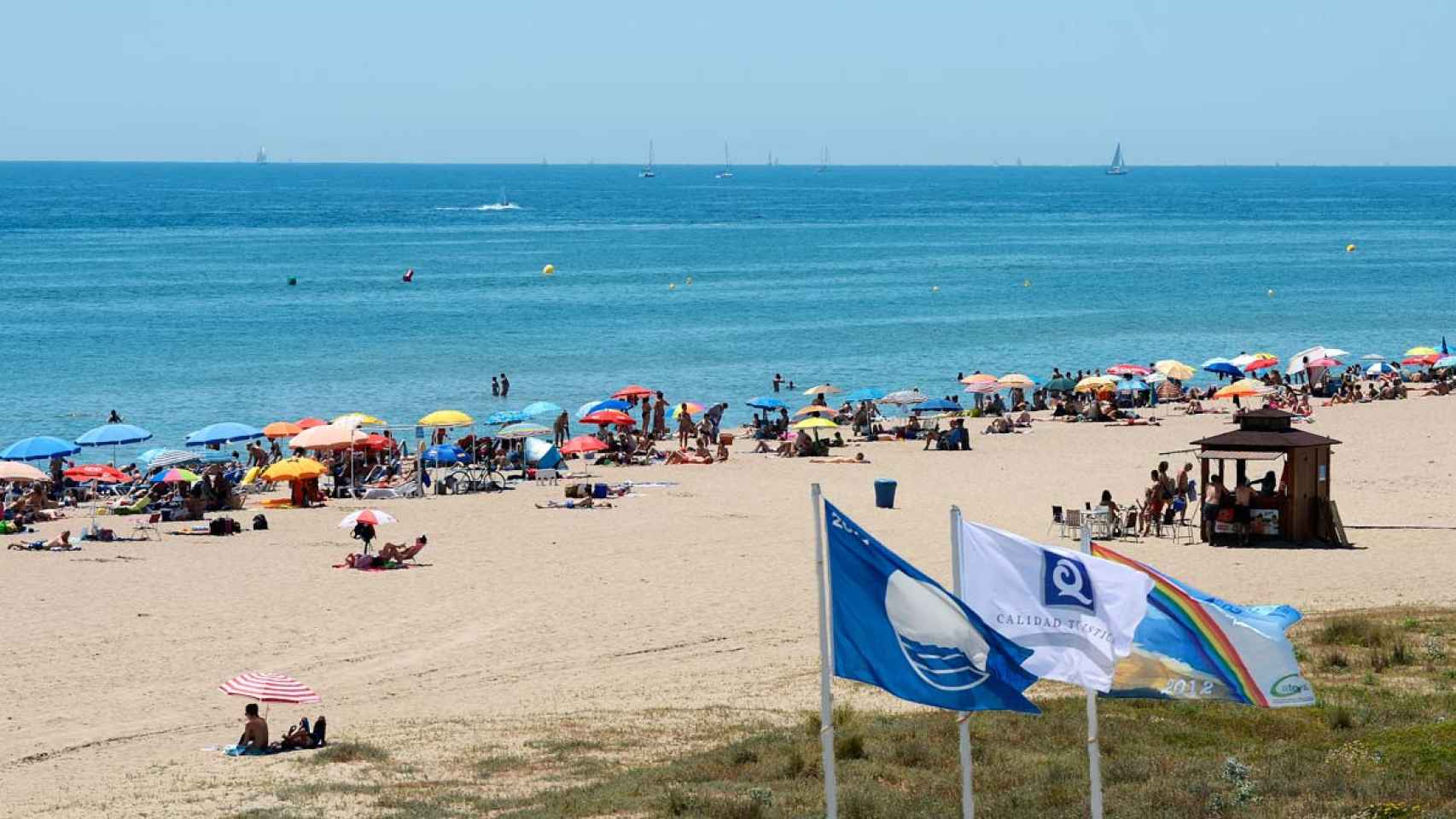 Playa de Castelldefels, a 20 minutos de Barcelona