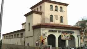 Fachada del antiguo mercado de Vallvidrera, ubicado en la parte alta de Barcelona