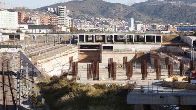 Terrenos de la futura estación del AVE de la Sagrera / HUGO FERNÁNDEZ