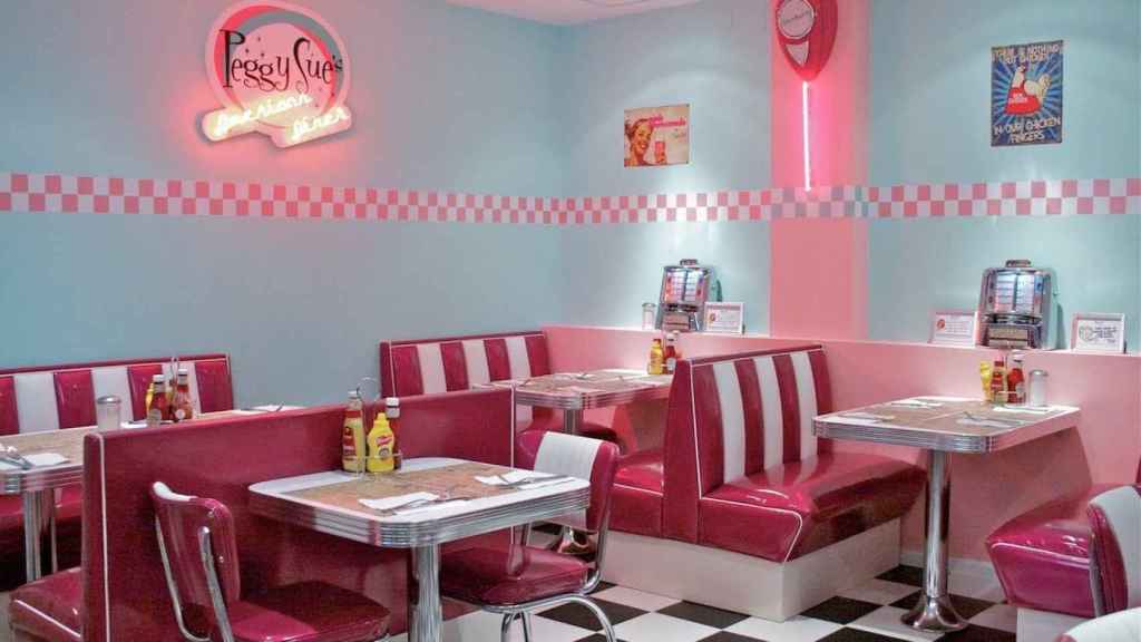 El restaurante Peggy Sue, uno de los locales inspirados en la época de la película 'Grease', para inmortalizar en una publicación de Instagram