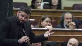 Una imagen de archivo de Gabriel Rufián en el Congreso / EFE