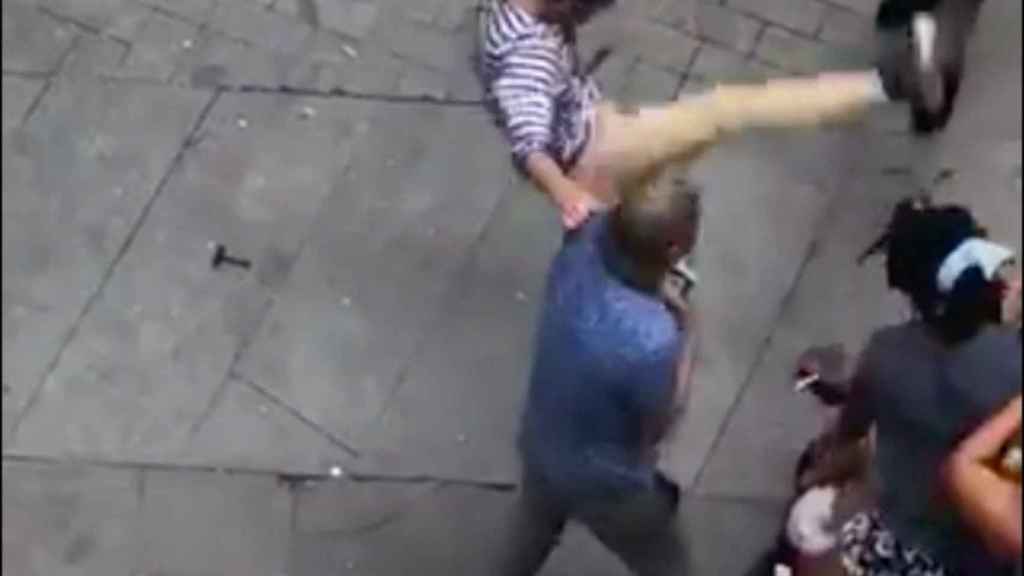 Salvaje pelea en El Raval