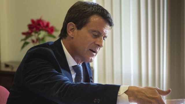 Manuel Valls, en su despacho de campaña / LENA PRIETO