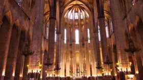 Interior de la basílica de la Catedral del Mar