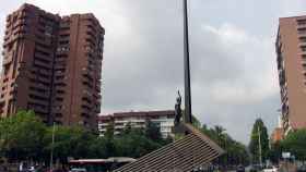 Plaza de la República, situada en el distrito de Nou Barris de Barcelona