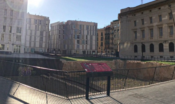 El Baluarte de Mediodía, en la Barceloneta