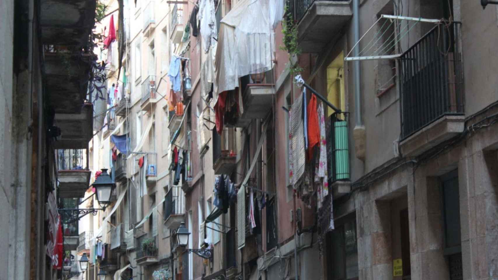 Calle del barrio de El Raval / ARCHIVO