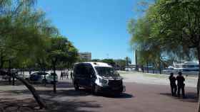 Dispositivo policial en la Barceloneta / EUROPA PRESS