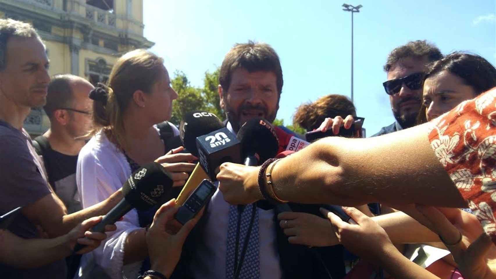 Albert Batlle realizando declaraciones este miércoles / EUROPA PRESS