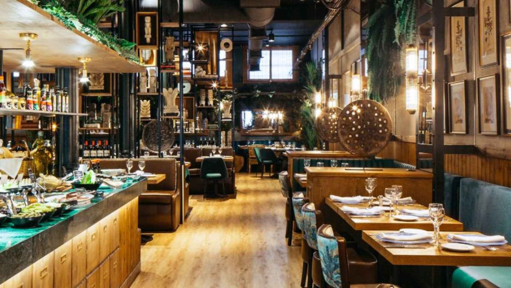 Interior de El Rodizio, uno de los restaurantes con barra libre / Site oficial EL RODIZIO