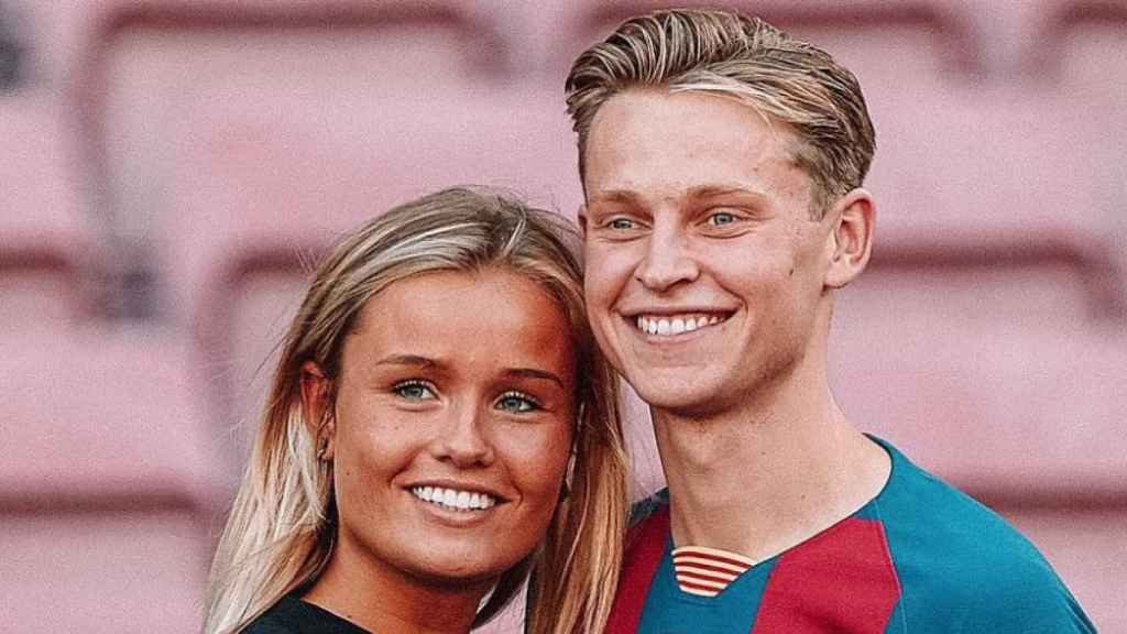 Mikky Kiemmeney y Frenkie de Jong disfrutando de sus vacaciones en Barcelona / INSTAGRAM