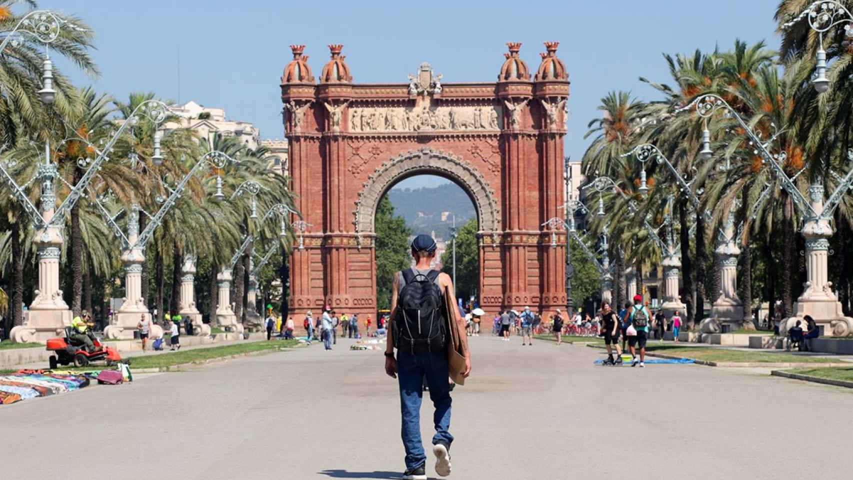 Una de las fotografías de la campaña sobre la vida de los sintecho en verano / ARRELS FUNDACIÓ